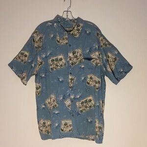 Batik Bay men’s Hawaiian shirt button XL